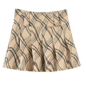 clueless inspired yellow plaid mini skirt